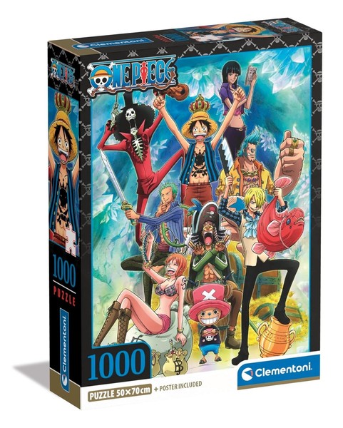 Gadget - One Piece: Clementoni - Puzzle 1000 Pz 01 -D- Clementoni-image
