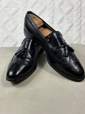 Allen Edmonds Manchester Men’s 13B Leather Wingtip Tassel Dress Loafers