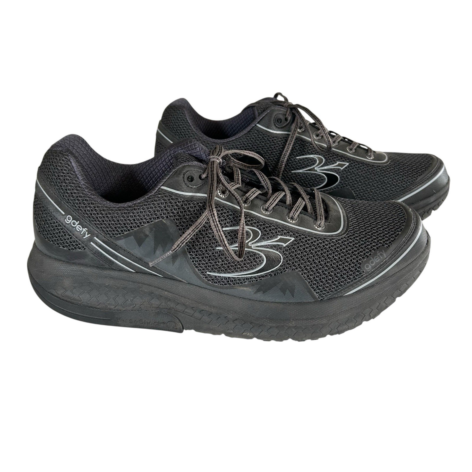 SAOLA Gdefy VersoShock Scarpe Uomo 14 Gravity Defyer Nero Grigio Mighty Walk Comfort