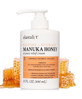  MANUKA HONEY Restore + Hydrate Dryness Relief Cream 15 oz FREE SHIPPING  