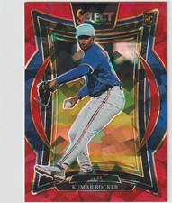 2025 SELECT KUMAR ROCKER P TEXAS ROOKIE #61 RED ICE PRIZM 246/299 SP