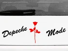 Depeche Mode Sticker Set 3pc Sticker Tattoo Rose Bowl Violator 40cm 2 Colours
