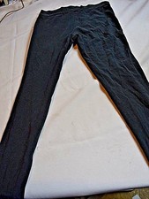 NEW Womens Black Stretch Leggings Ankle High Casual Small Medium Yoga Pants