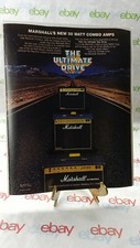 MARSHALL COMBO AMPLIFIERS GUITAR PRINT AD  11 X 8.5
