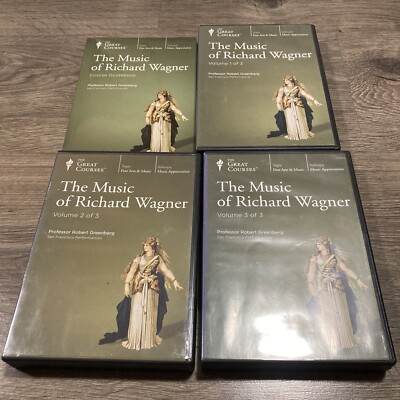 GREAT COURSES The Music of Richard Wagner 24 CDs & Guide Book VG+ ...