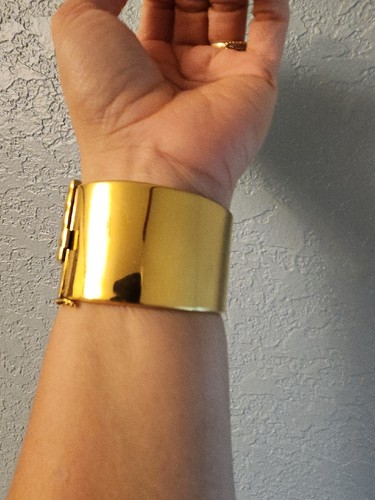 Franklin Mint 22 Karat Gold Plated Egyptian Pyramid Watch- Working 7 Inches - Picture 4 of 14