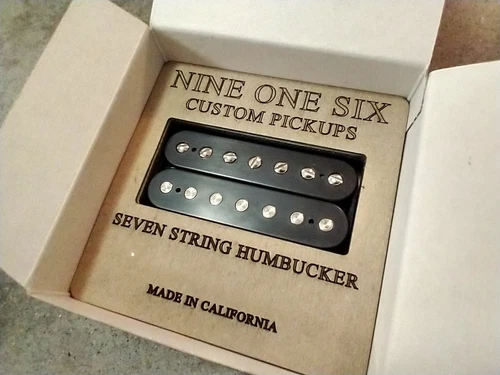 916 Pickups - 7 String Alnico 2 PAF style Neck pickup. Made in California 