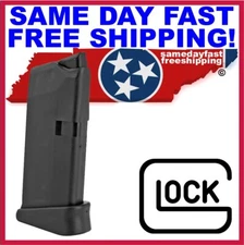 Glock 43 6 Rd OEM Mag. 9mm w/Ext. (Glock Packng) MF08855 SAME DAY FAST FREE SHIP