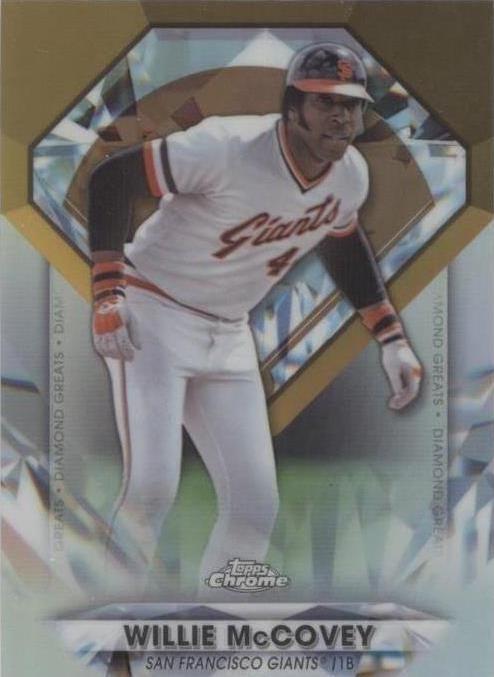 2022 Topps Chrome Update Series - Diamond Greats Chrome Willie McCovey ...