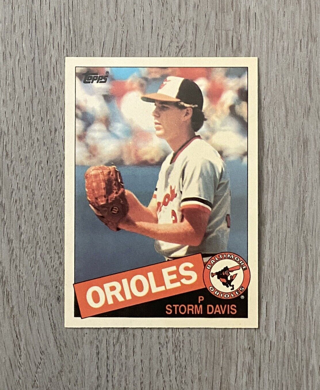 1985 MLB Topps 'Tiffany' | Storm Davis | #599 | Baltimore Orioles