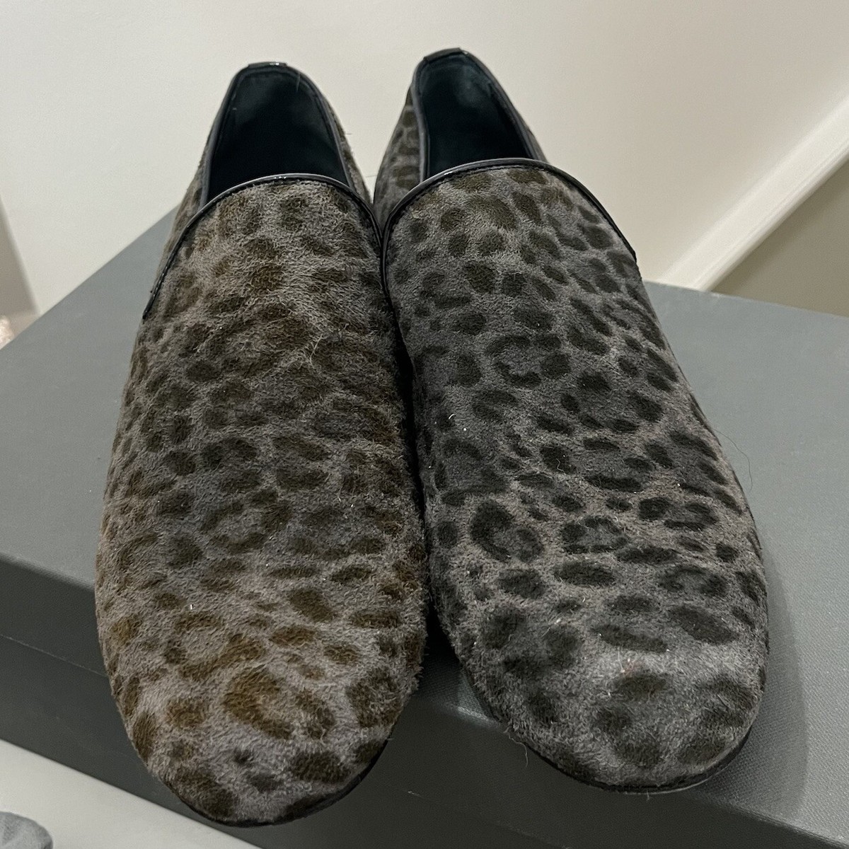 Never worn jimmy choo mens leopard loafers. Blossomcrown Blush Suede Loafers | Bared Footwear main image 4