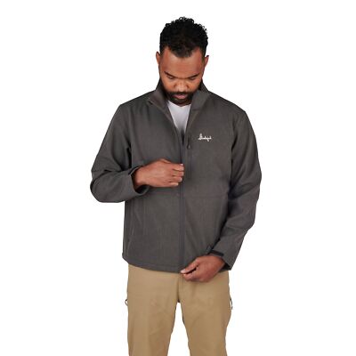 Slumberjack Men's Outdoor Explorer Soft Shell Jacket MD Charcoal Waterproof