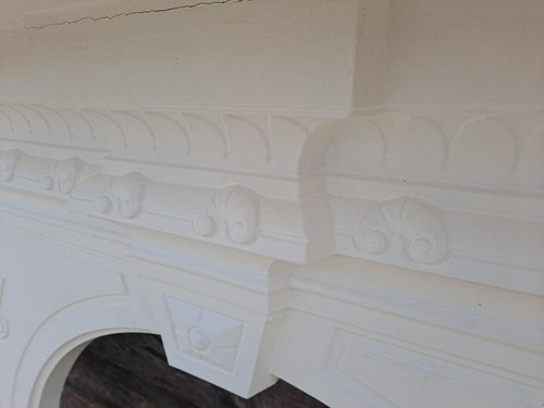 Victorian arched cast iron fireplace surround - Picture 13 of 15
