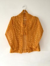 Vintage selten Kebaya Batik Bali Stickerei Bluse Shirt Indonesien