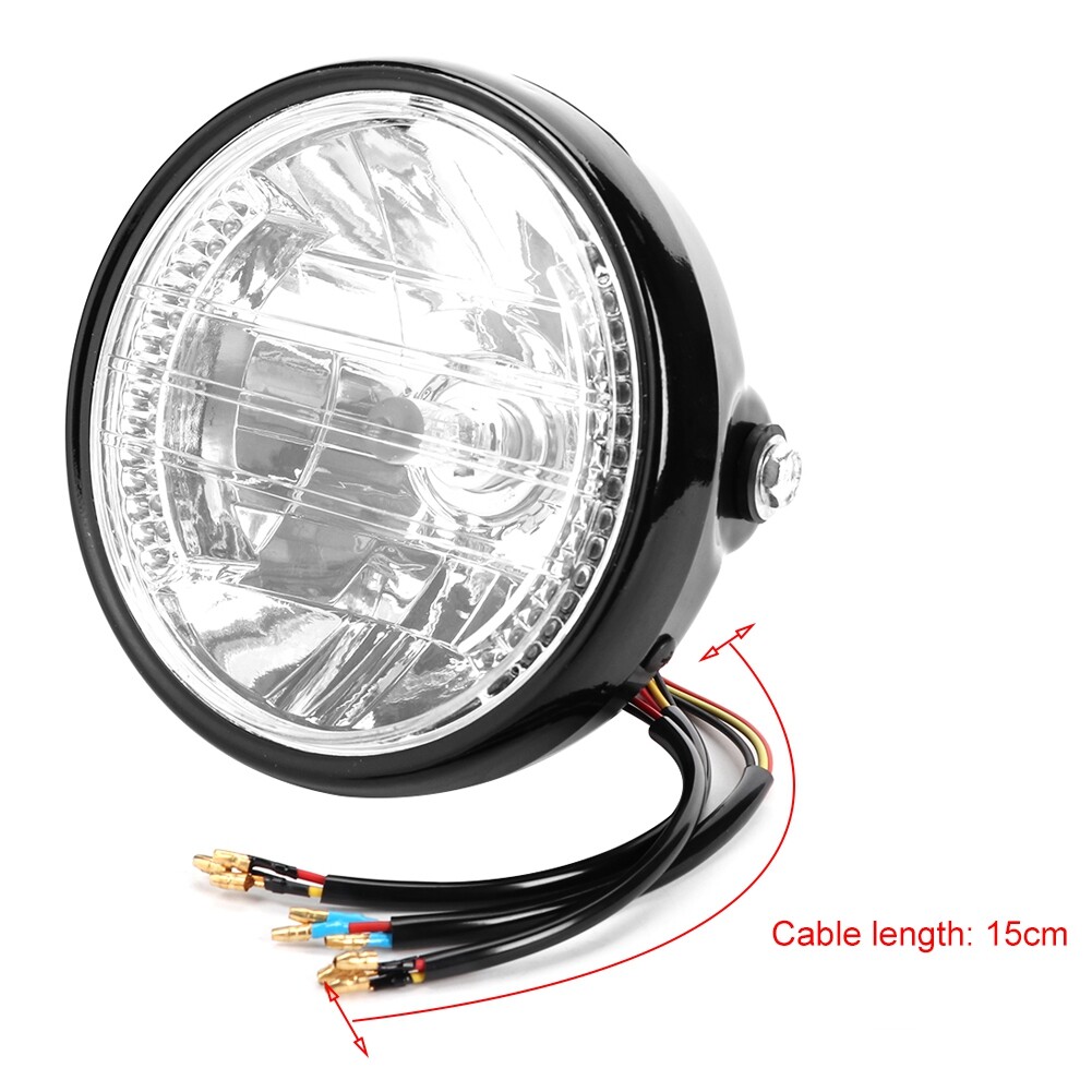 7" H4 Motorcycle Headlight Flasher LED Front Turn Signal Light Lamp eBay