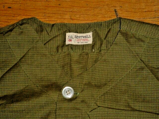 Vintage 1940s Restwell Sanforized Cotton Sleepwea… - image 4