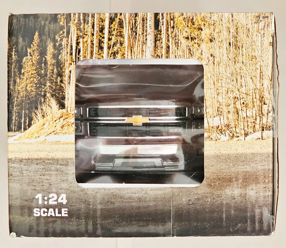 SEALED Norscot Burgandy Ruby Red Chevy Silverado 1/24 Scale Model 2014 Chevrolet - Image 2 of 4