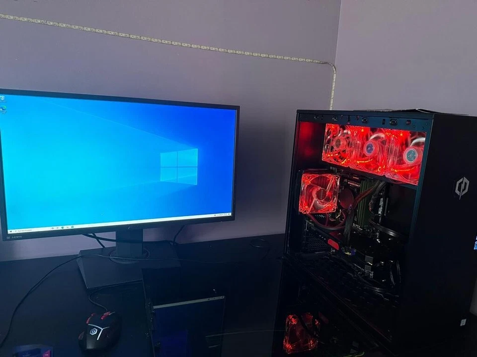 CYBERPOWER PC - INTEL i7-6700K 32GB RAM / AMD RX 480 RED DEVIL GRAPHICS CARD - Image 3 of 4