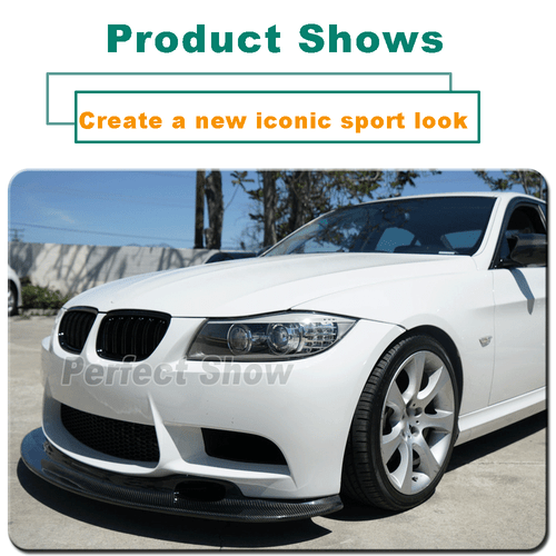 Carbon Front Stoßstange Frontlippe Spoilerlippe für BMW 3er E90 E92 E93 M3 08-13 - Bild 3 von 13