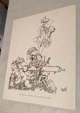 Vaughn Bode Junkwaffle Print  1971