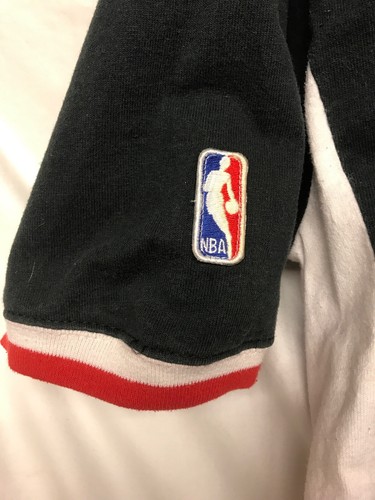 Vintage 90s Champion Chicago Bulls NBA Official Shooting Shirt Mens Size Large - 第 7/11 張圖片