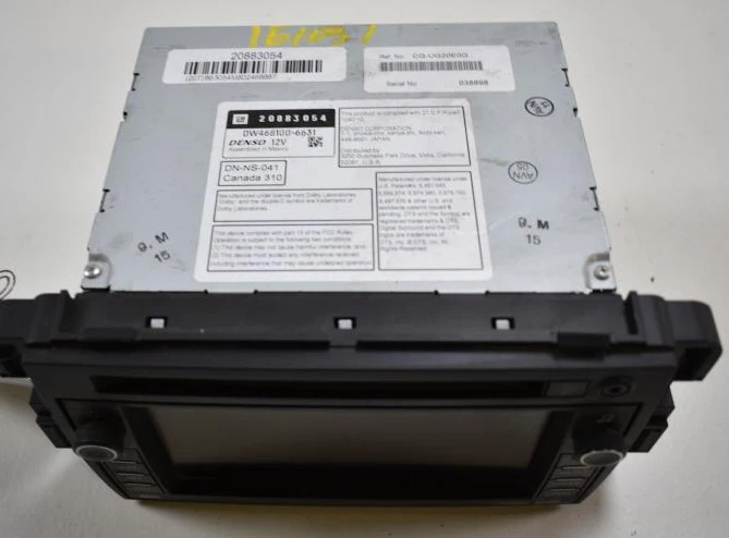 2011 CHEVROLET SILVERADO 1500 2500 3500 RADIO RECEIVER W NAVIGATION OPTION UUK - Image 2 of 4