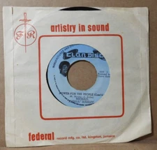 MICHAEL JOSHUA MANLEY "Power For The People"  (CLAN DISC/7" 45rpm/JAMAICA) VG+!!