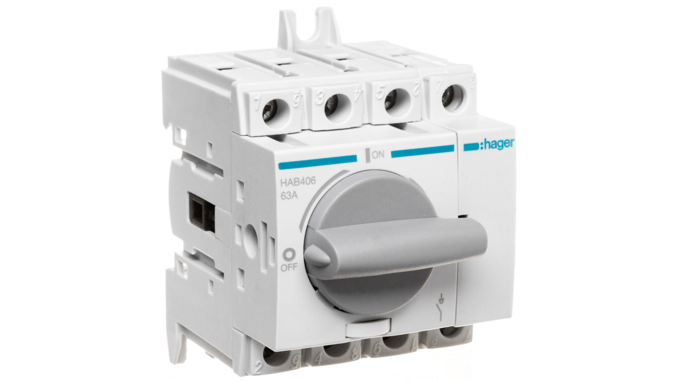 Switch disconnector 4P 63A HAB406 /T2UK