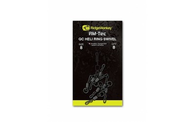 RidgeMonkey T093 Tec Quick Change Heli Ring Sw.size 8