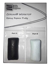38G Dark Grey. Corian® Sink & Worktop Epoxy Repair Putty – Broken, Chip & Crack.