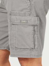 Mens Wrangler Cargo Shorts w Stretch Relaxed Fit Tech Pocket CHOOSE SIZE 32 - 54