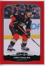 2022-23 22-23 O-Pee-Chee OPC Cam Fowler Red Border Blank Back Parallel 1/1