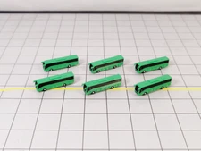 6x Green PASSENGER COACH/BUSES Aircraft Airport GSE Set Models 1:400 Diorama