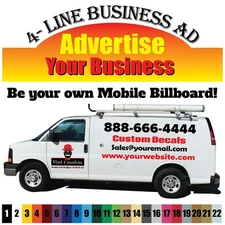 Custom Vinyl Text Business Name/Lettering Decal window Car van truck  