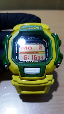 G-Shock DW-8100 Gundam RX Customs Rasta Yellow Green G Roulett