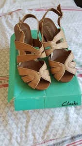 clarks softwear wedges