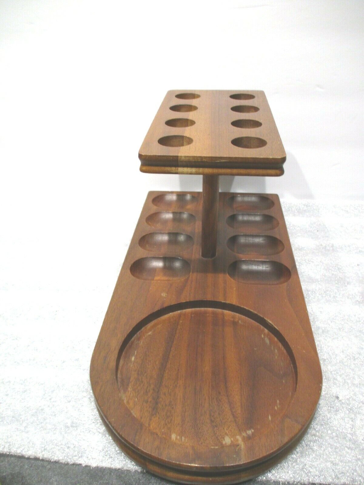 Decatur Industries Pipe Rack Vintage Decatur Industries 8 Slot Wood PIPE HOLDER RACK W/ Tobacco ...