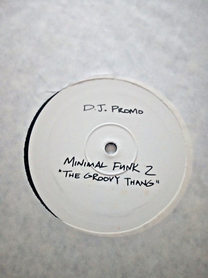 minimal funk 2 - the groovy thang - rare white label 12'' cleveland city promo