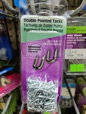 HILLMAN Galvanized 5x3/8" Double Point Staple Tacks