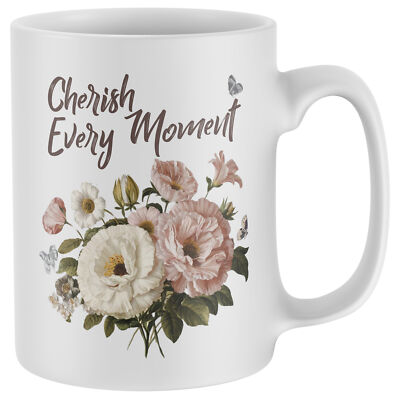Cherish Every Moment Tasse Gifting Her Tee Kaffeetasse Geschenk Damen Geburtstage Chr...