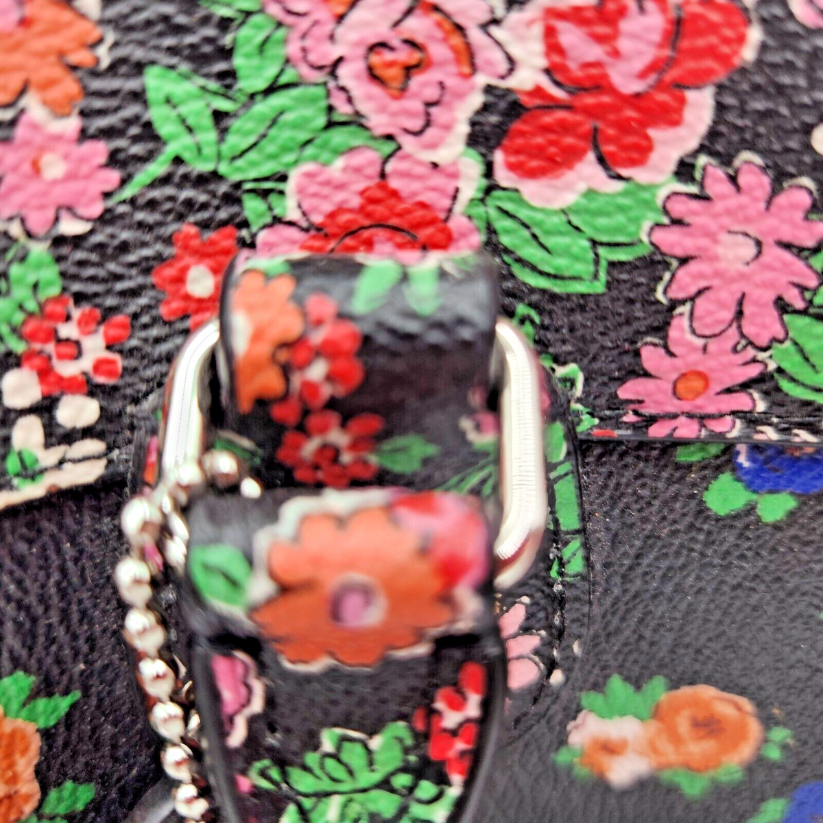 COACH F57626 Floral Mix Print Coated Canvas Bennett Mini Satchel