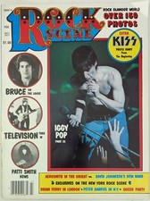 Rock Scene Magazine July 1977 Iggy Pop, KISS, Angel, Queen, Aerosmith, Genesis