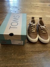 TOMS YOUTH MICRO-SUEDE SNEAKERS SHOE 12Y KIDS SHOES BOOTS