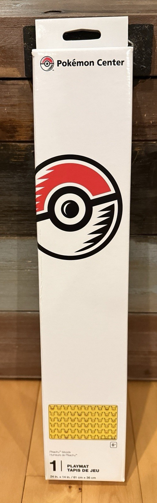 New Pokemon Center Exclusive TCG Pikachu Moods Playmat Mad Sad Sleepy Emoji