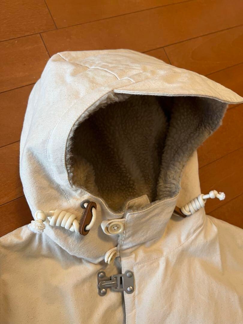 Nigel Cabourn PILOT SMOCK Hoodie Jacket Blouson Men Size 48 Boa 