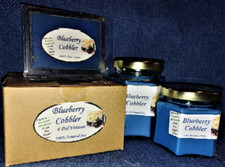 NEW Hand Poured Bakery Scents Soy Candles, Tarts Votives - Blueberry Cobbler