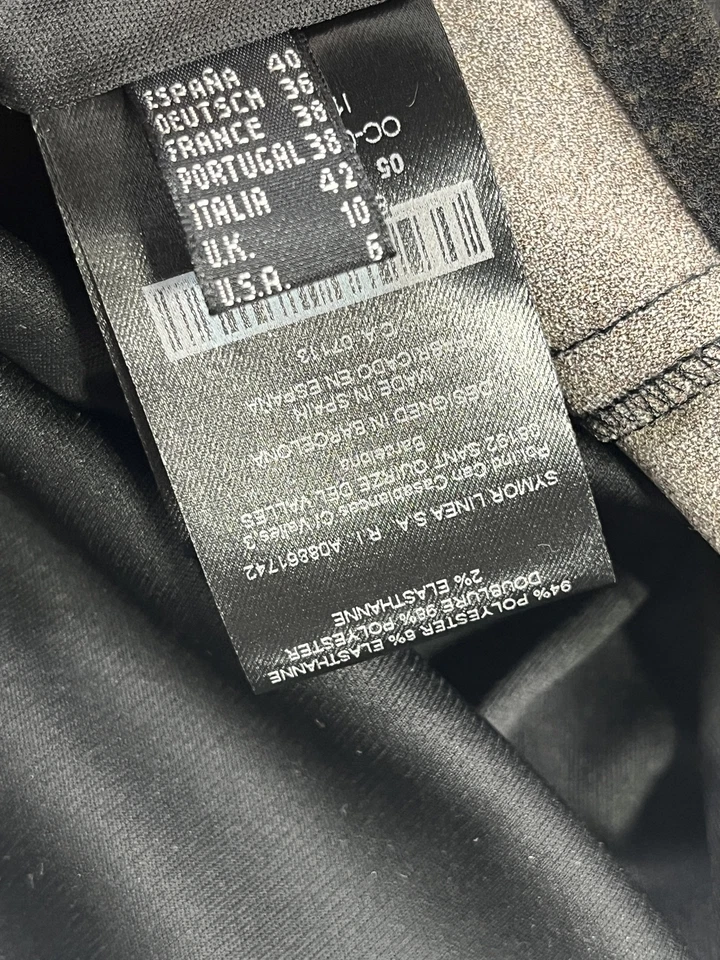 Vestido para mujer Javier Simorra marrón espiga manga larga 6 nuevo sin etiquetas Foto 3 de 4