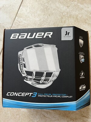 Bauer Concept 3 full facial protector hockey JR size L