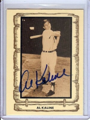 Al Kaline 1980 Pacific Legends Signed Autograph JSA II5642 Tigers HOFer #65