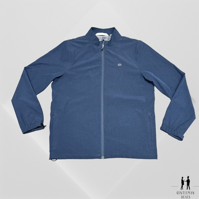 Travis Matthew Performance Golf Windbreaker Jacket Men's Navy Sz L